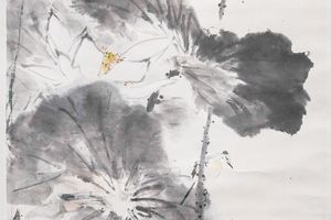 荷花小鸟