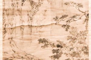仿王蒙山水图