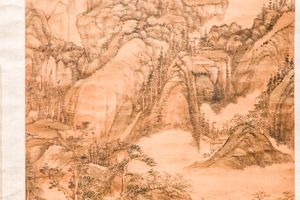 临黄公望山水图