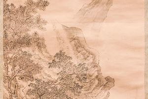 仿唐寅山水图
