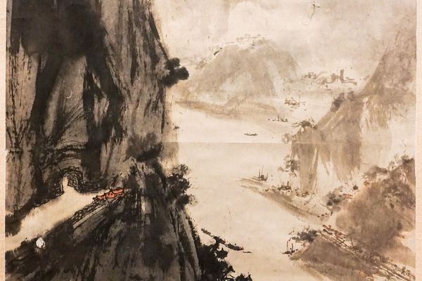 三峡行舟图