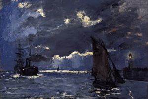A Seascape, Shipping by Moonlight 