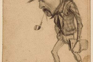 Caricature of Henri Cassinelli 'Rufus Croutinelli'