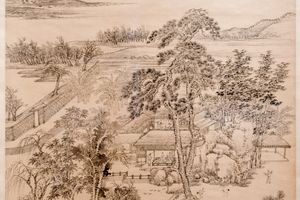 卢鸿草堂图轴