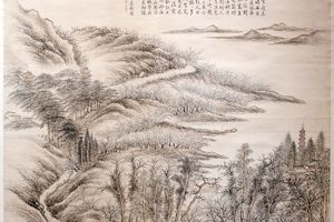 邓尉香雪图轴