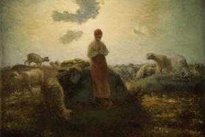Tête de paysanne, étude
