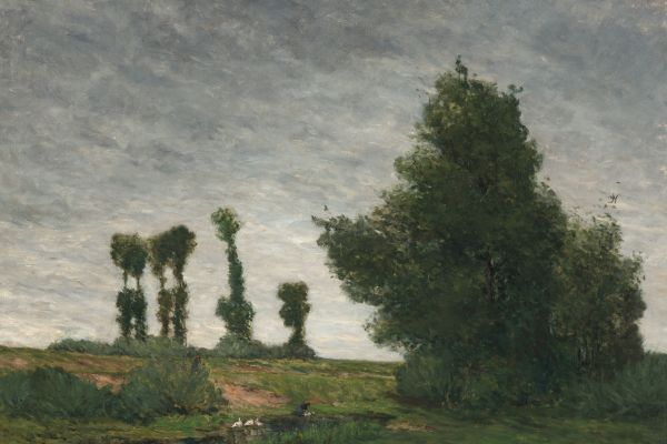 Landscape with Poplars 