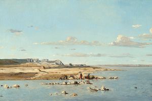 Washerwomen on the Banks of the Durance 