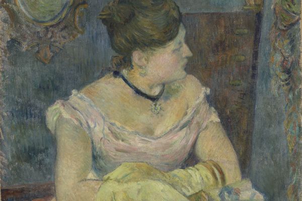 Madame Mette Gauguin in Evening Dress 