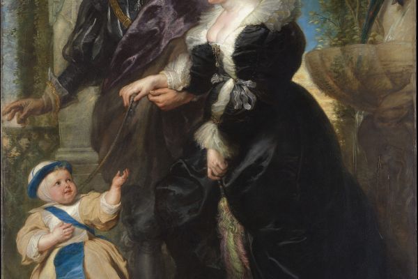 Rubens, His Wife Helena Fourment, and Their Son Frans 