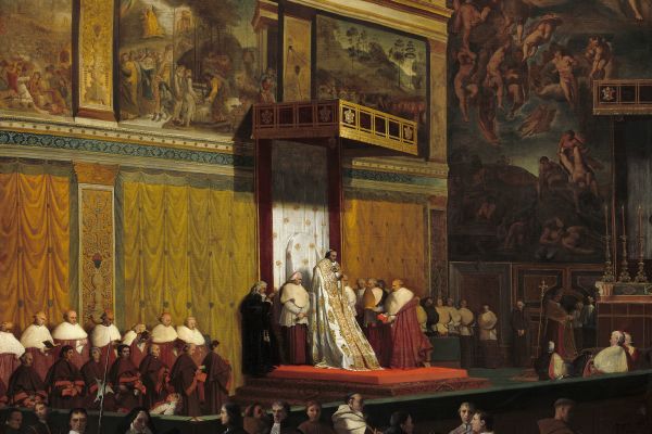 Pope Pius VII in the Sistine Chapel 