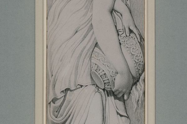 Study of a Nymph from the Fountain of the Innocents, after Jean Goujon 