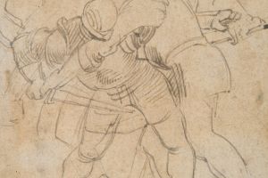 Two Armored Soldiers Fighting 