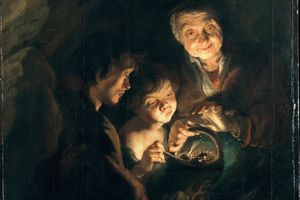 Old Woman with a Basket of Coal