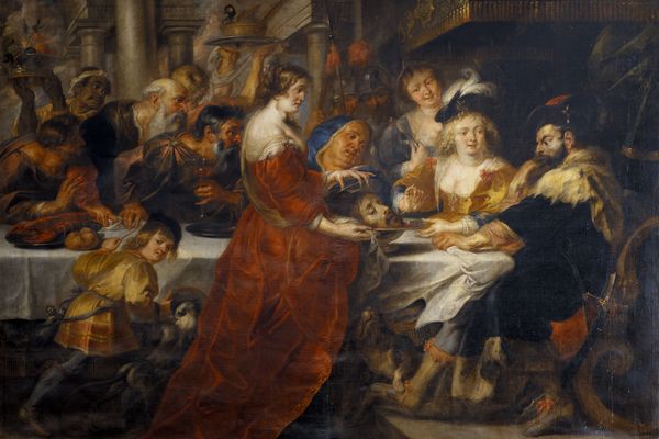 The Feast of Herod. Salome Bringing the Head of St John the Baptist on a Charger 