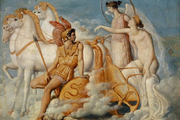 Venus, Injured By Diomedes, Returns To Olympus 