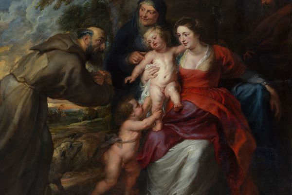 The Holy Family with Saints Francis and Anne and the Infant Saint John the Baptist （early or mid）