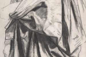 Study for the Drapery of Molière in the 'Apotheosis of Homer'
