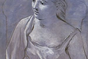 Deux femmes courant sur la plage (La course)
