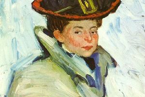 Femme portant une cape