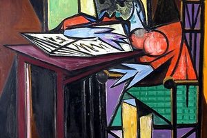 Deux femmes (Jeune fille dessinant dans un intieur)