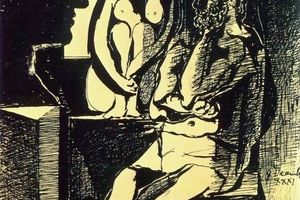 La femme au stylet (Mort de Marat)