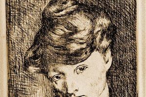 Profil droit de bouffon