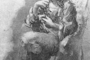 Olga ecrivant