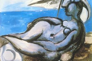 Corrida- la mort de la femme torero