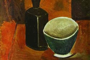 ude pour la nature morte (tranches de past妐ue sur un plat)