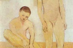 Bouffon et jeune acrobate2