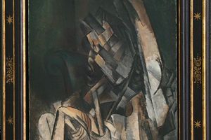 Femme  la mandoline