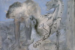 Dora Maar en forme d'oiseau