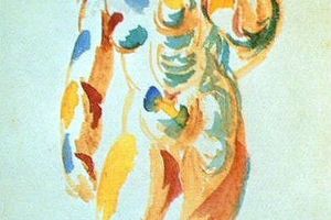 Femme au chapeau  plume
