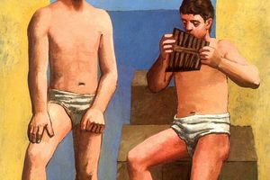 Jeune homme au miroir
