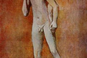 Bouffon et jeune acrobate
