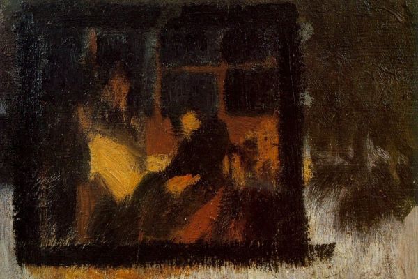 毕加索油画 1899v