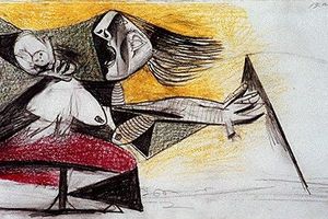 Guernica (etude] La femme qui pleure