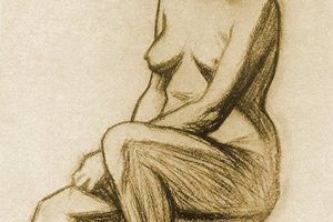 Femme nue assise2
