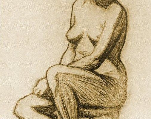 Femme nue assise2