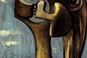 Femme acrobate