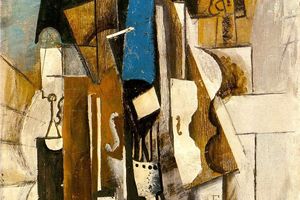 Verre sur un guidon