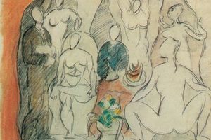 La danse aux voiles (Nu  la draperie)