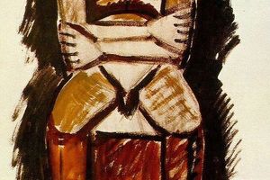 Femme nue debout