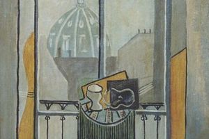 Nature morte devant une fenre  Saint-Rapha