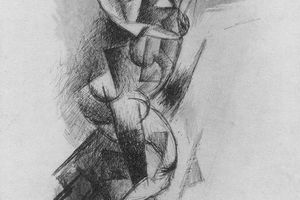 Femme nue en pied