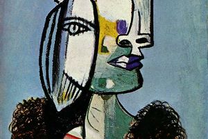 Portrait de femme au bet