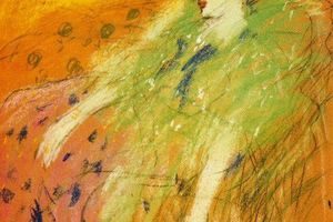 Femme au chapeau bleu