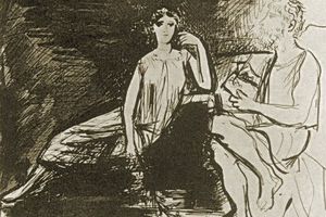 Intieur avec chevalet
