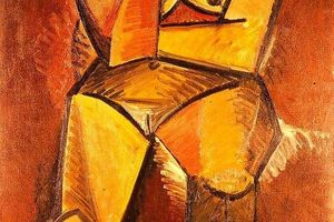 Femme  l'entail (Apr le bal)